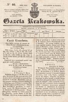 Gazeta Krakowska. 1834, nr 66