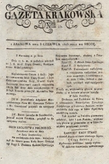Gazeta Krakowska. 1825, nr 46