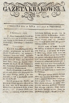 Gazeta Krakowska. 1825, nr 55