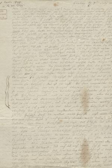 47 Briefe an Helmina von Chézy 1820-1844;Manuskript von H. von Chezy über Amalia Schoppe