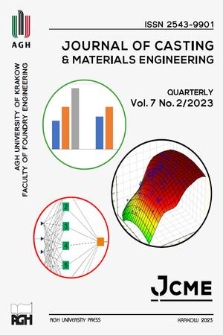Journal of Casting & Materials Engineering : JCME. Vol. 7, 2023, no. 2