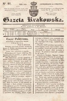 Gazeta Krakowska. 1834, nr 97