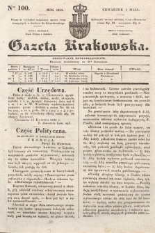 Gazeta Krakowska. 1834, nr 100