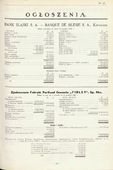 Ogłoszenia [dodatek do Dziennika Urzędowego Ministerstwa Skarbu]. 1928, nr 22