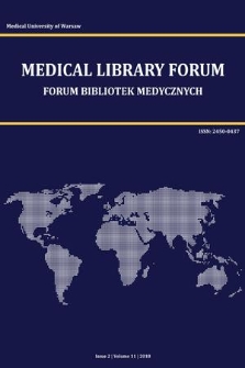 Forum Bibliotek Medycznych = Medical Library Forum. Vol. 10, 2018, iss. 2