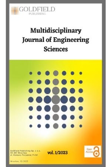 Multidisciplinary Journal of Engineering Sciences. 2023, vol. 1