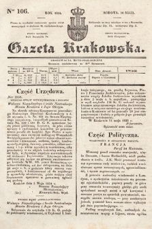 Gazeta Krakowska. 1834, nr 106