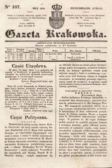 Gazeta Krakowska. 1834, nr 107