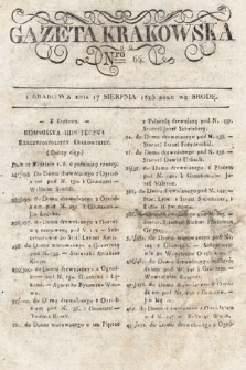 Gazeta Krakowska. 1825, nr 66