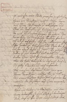 17 Briefe an Varnhagen 1834-1855;1 Brief an L. Assing 1858