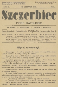 Szczerbiec : pismo katolickie. R. 3, 1928, nr 2
