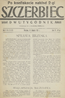 Szczerbiec. R. 6, 1931, nr 27 (28)
