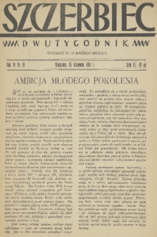 Szczerbiec. R. 6, 1931, nr 29