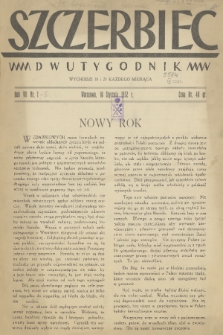 Szczerbiec. R. 7, 1932, nr 1
