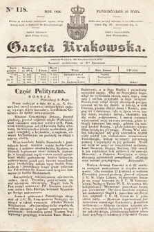 Gazeta Krakowska. 1834, nr 118