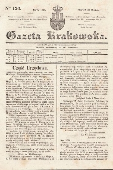Gazeta Krakowska. 1834, nr 120