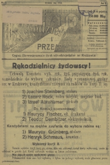 Rękodzieło i Przemysł : organ Stowarzyszenia Żydowskich Rękodzielników w Krakowie. R. 2, 1924, nr 5