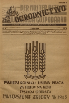Ogrodnictwo : organ Związków Ogrodniczych Gen. Gub. R. 2, 1943, nr 2