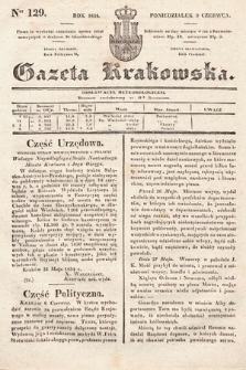 Gazeta Krakowska. 1834, nr 129