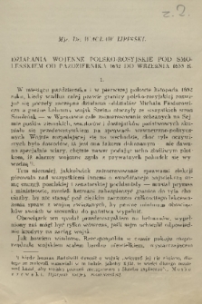 Przegląd Historyczno-Wojskowy : wydawany przez Wojskowe Biuro Historyczne. R. 4, T. 5, 1932, z. [2]