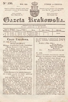 Gazeta Krakowska. 1834, nr 130