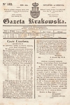 Gazeta Krakowska. 1834, nr 132