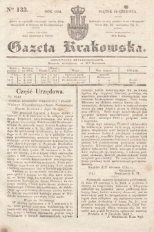 Gazeta Krakowska. 1834, nr 133
