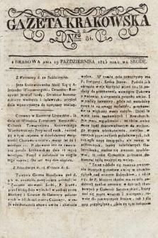 Gazeta Krakowska. 1825, nr 84