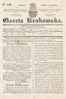 Gazeta Krakowska. 1834, nr 146