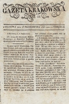 Gazeta Krakowska. 1825, nr 85