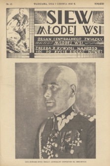 Siew Młodej Wsi : organ Centralnego Związku Młodej Wsi. R. 22, 1935, nr 23