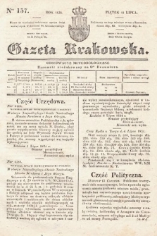 Gazeta Krakowska. 1834, nr 157