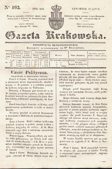 Gazeta Krakowska. 1834, nr 162