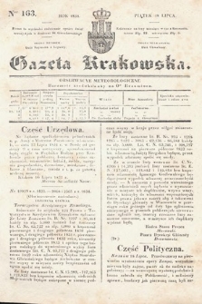 Gazeta Krakowska. 1834, nr 163
