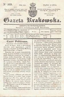 Gazeta Krakowska. 1834, nr 169