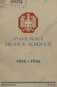Polski Biały Krzyż.1935-1936