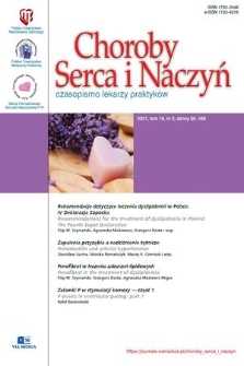 Choroby Serca i Naczyń : czasopismo lekarzy praktyków. T. 18, 2021, nr 3