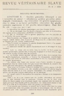 Revue Vétérinaire Slave. T. 1, 1934, nr 6