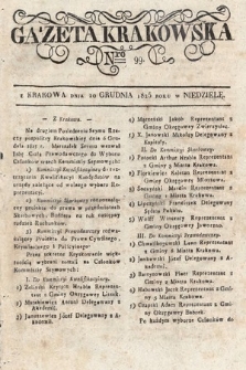 Gazeta Krakowska. 1825, nr 99