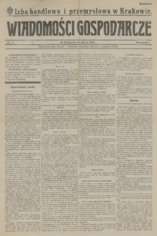 Wiadomości Gospodarcze. R. 1, 1916, nr 7