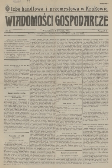 Wiadomości Gospodarcze. R. 1, 1916, nr 11