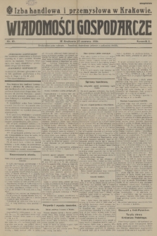 Wiadomości Gospodarcze. R. 1, 1916, nr 19