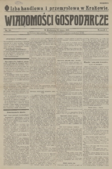 Wiadomości Gospodarcze. R. 1, 1916, nr 26