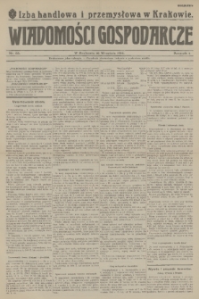 Wiadomości Gospodarcze. R. 1, 1916, nr 33