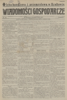 Wiadomości Gospodarcze. R. 1, 1916, nr 38