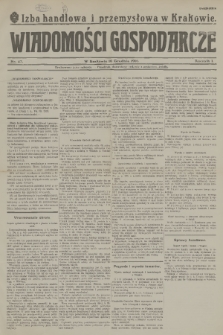Wiadomości Gospodarcze. R. 1, 1916, nr 47