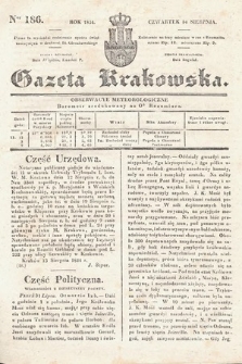Gazeta Krakowska. 1834, nr 186