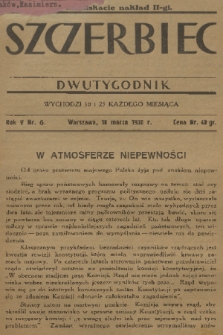 Szczerbiec. R. 5, 1930, nr 6