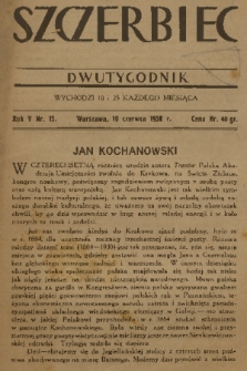 Szczerbiec. R. 5, 1930, nr 15