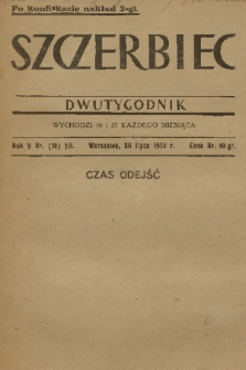 Szczerbiec. R. 5, 1930, nr 18 (19)